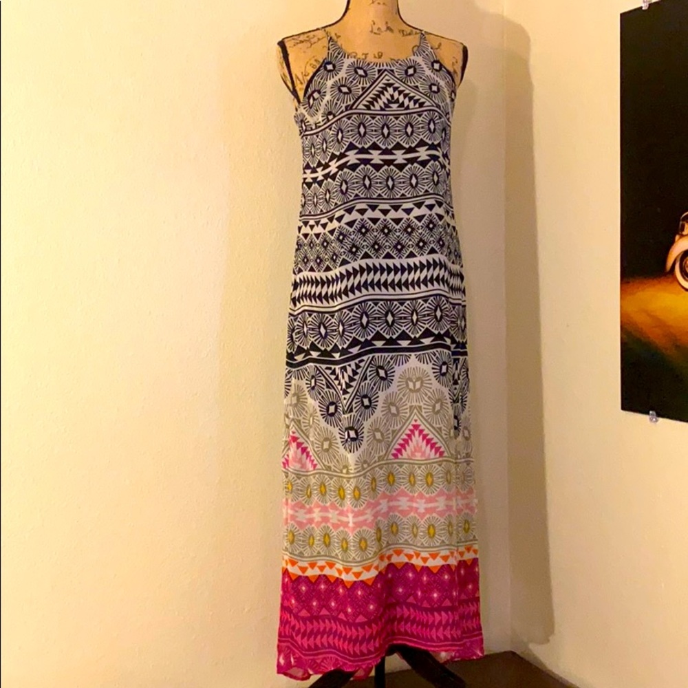 Long silky Old Navy dress